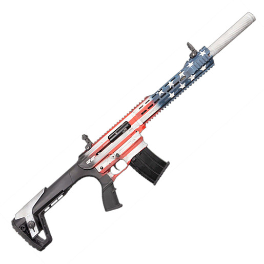 GForce Arms GF25 12 Gauge 3in USA Cerakote Semi-Automatic Shotgun – 20in – Red, White, and Blue