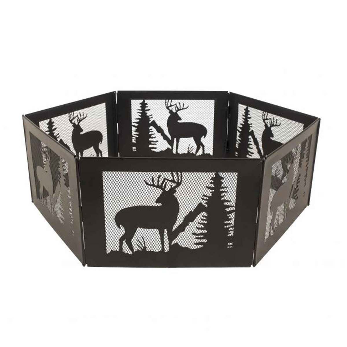 GHP Pleasant Hearth Deer Mountain Folding Fire Ring GHP Pleasant Hearth Deer Mountain Folding Fire Ring