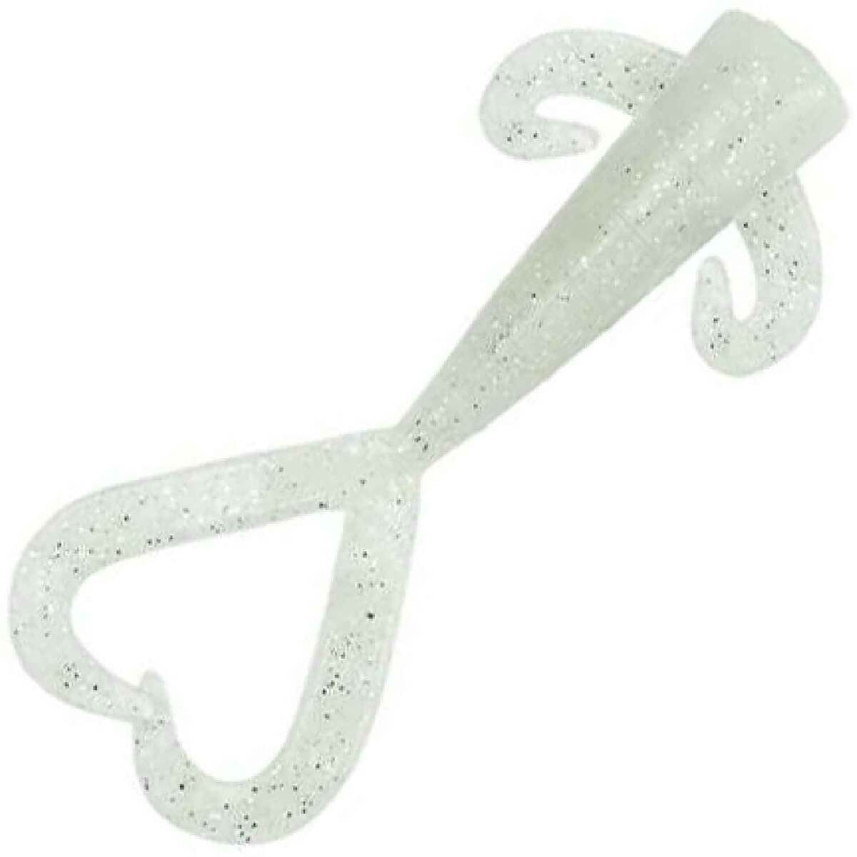 Gibbs Delta Double Fin Soft Swimbait - Glow Silver - Glow Silver Gibbs Delta Double Fin Soft Swimbait - Glow Silver - Glow Silver