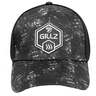 Gillz Men's Hex Patch Trucker Hat - Black Grunge - Black Grunge One Size Fits Most