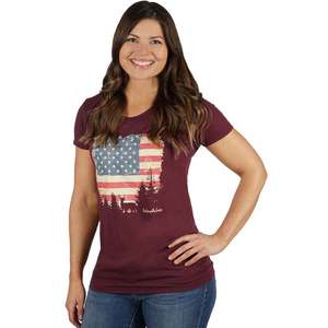 Girls With Guns Women's American Country Short Sleeve Shirt