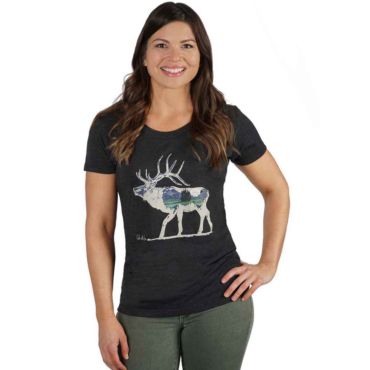 Girls With Guns Women's Bugling Short Sleeve Shirt Girls With Guns Women's Bugling Short Sleeve Shirt