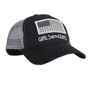 Girls With Guns Women's Freedom Trucker Hat - Black - One Size Fits Most