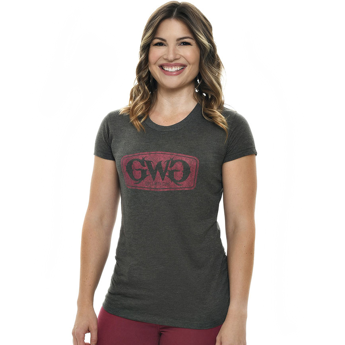Girls With Guns Women's Label Graphic Short Sleeve Shirt Girls With Guns Women's Label Graphic Short Sleeve Shirt