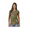 Girls With Guns Women's Mossy Oak Basic Short Sleeve Shirt - Mossy Oak Obsession 1X