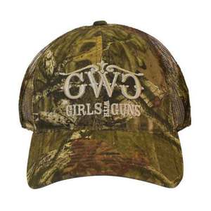 Girls With Guns Women's Vintage Trucker Hat - Mossy Oak Infinity - One size fits most