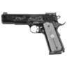Girsan MC1911 Lux 45 Auto (ACP) 5in Engraved Black Chrome Pistol - 8+1 Rounds - Black