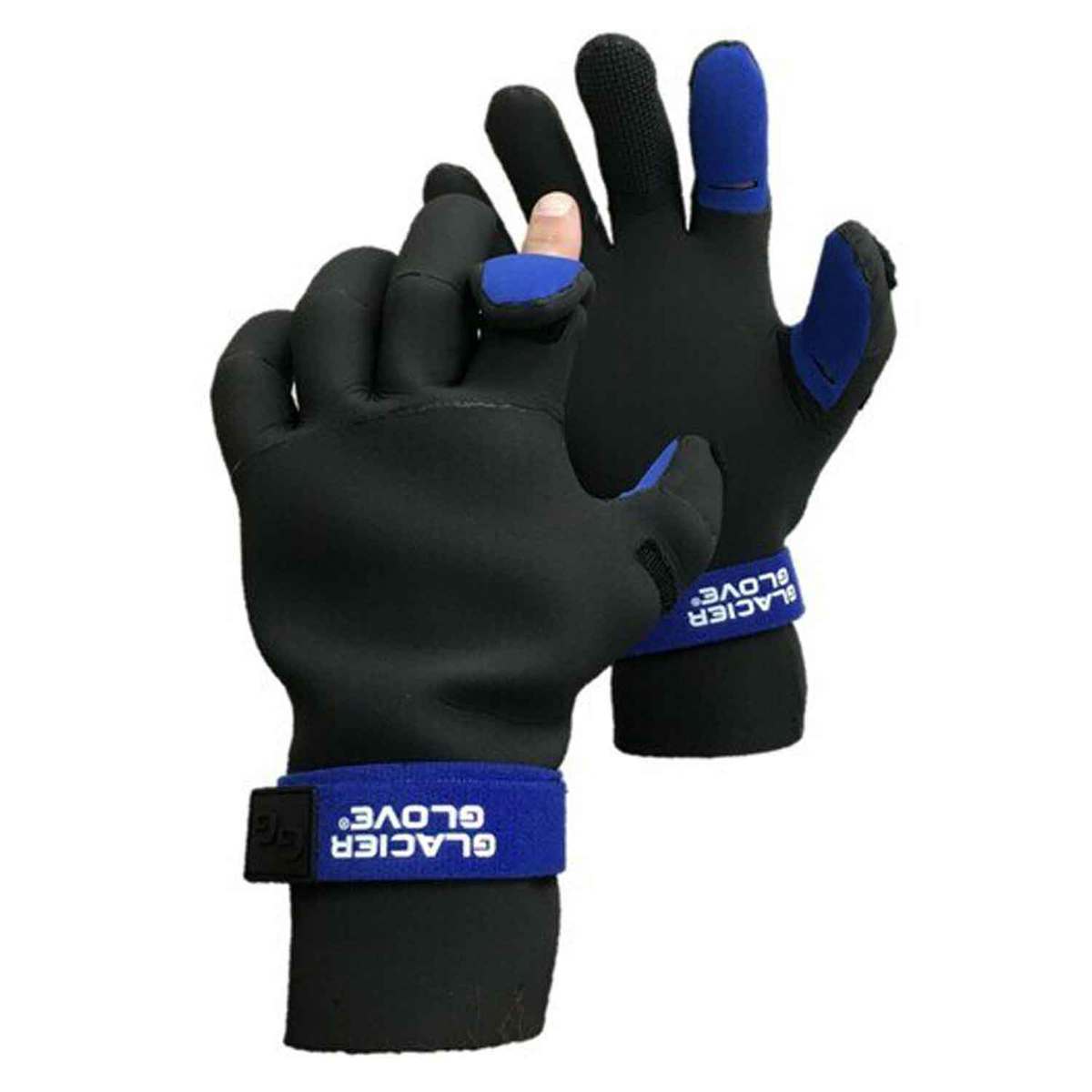 Glacier Glove Men's Pro Angler Fishing Gloves - Black - XL