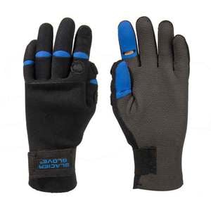 Glacier Outdoors Touchrite Curved Finger Slit Thumb and Index Glove - Black - S