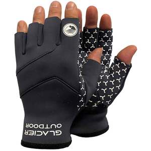 Glacier Glove Men's WindProof Fleece Fingerless Glove
