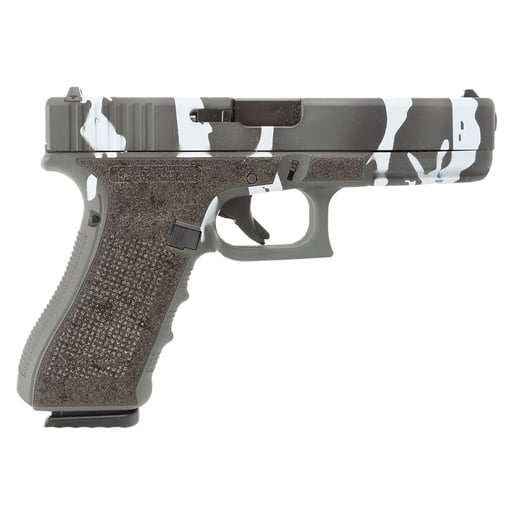 Glock 17 9mm Luger 4.48in Gray Tiger Stripe Cerakote Pistol - 17+1 Rounds - Gray image