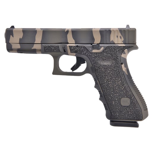 Glock 17 9mm Luger 4.48in OD Green Tiger Stripe Cerakote Pistol - 17+1 Rounds - Camo image