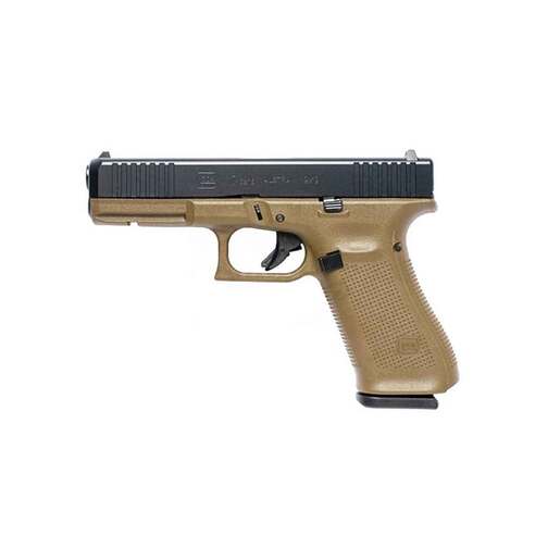Glock 17 9mm Luger 4.49in Flat Dark Earth Pistol - 17+1 Rounds - Tan image