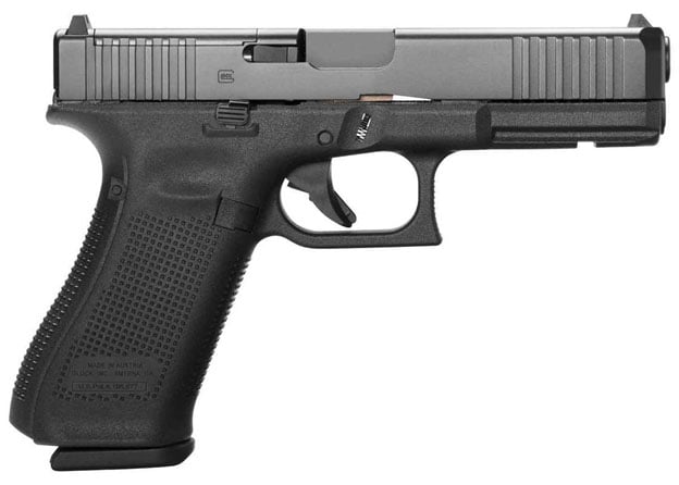 Glock 17 G5 MOS FS 9mm Luger 4.49in Black Pistol - 17+1 Rounds