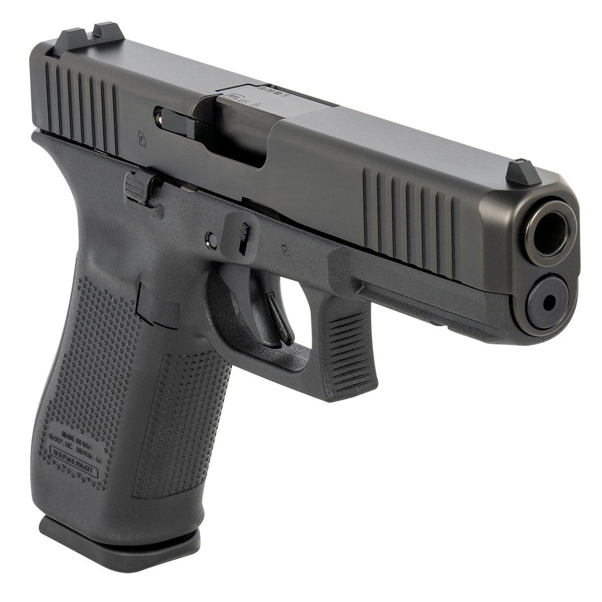 Glock 17 Gen5 9mm Luger 4.49in Black Pistol – 17+1 Rounds - Black Glock 17 Gen5 9mm Luger 4.49in Black Pistol – 17+1 Rounds - Black