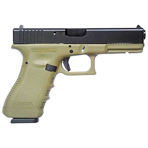 Glock 17 Gen 3 9mm Luger 4.5in Black Pistol - 17+1 Rounds - Green Full-Size image