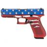 Glock 17 Gen5 9mm Luger 4.5in Red, White & Blue Battleworn Flag Pistol - 17+1 Rounds - Camo