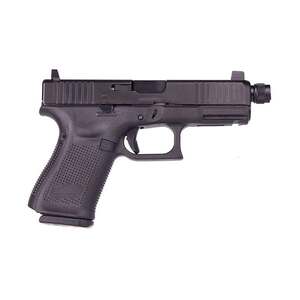 Glock 19 9mm Luger 4.02in Carbon Steel Black Pistol - 10+1 Rounds