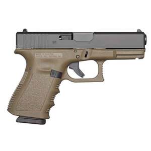 Glock 19 9mm Luger 4.02in OD Green/Black Pistol - 10+1 Rounds - California Compliant