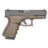 Glock 19 9mm Luger 4.02in OD Green/Black Pistol - 10+1 Rounds - California Compliant - Green
