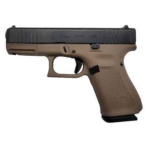 Glock 19 9mm Luger 4in Brown/Black Cerakote Pistol - 15+1 Rounds