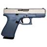 Glock 19 9mm Luger 4in Cerakote Blue Pistol - 15+1 Rounds - Blue