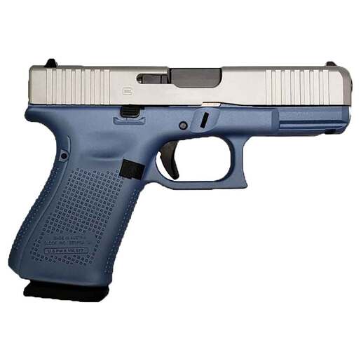 Glock 19 9mm Luger 4in Cerakote Blue Pistol - 15+1 Rounds - Blue image
