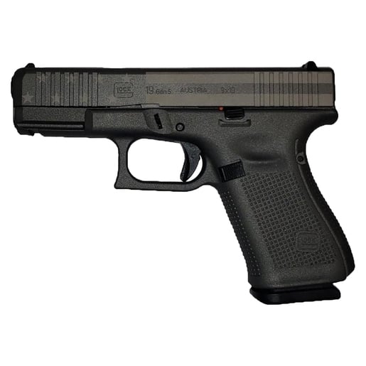 Glock 19 9mm Luger 4in Gray Flag Cerakote Pistol - 15+1 Rounds - Gray image