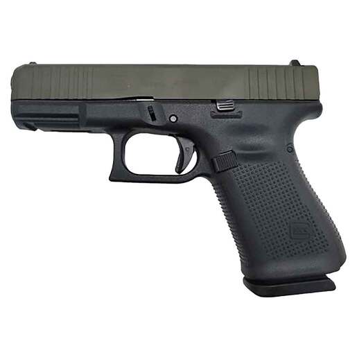 Glock 19 9mm Luger 4in Green/Black Cerakote Pistol - 15+1 Rounds - Green image