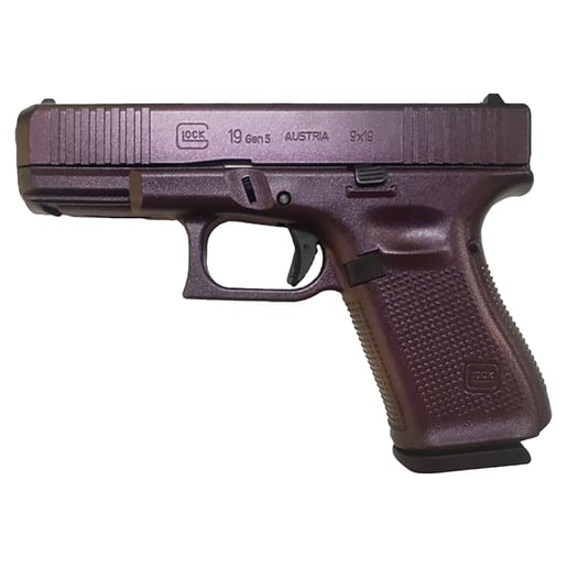 Glock 19 9mm Luger 4in GunCandy Viper Cerakote Pistol - 15+1 Rounds - Purple image
