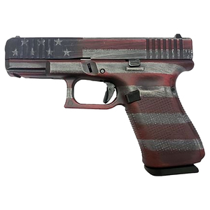 Glock 19 9mm Luger 4in USA Flag Cerakote Pistol - 15+1 Rounds