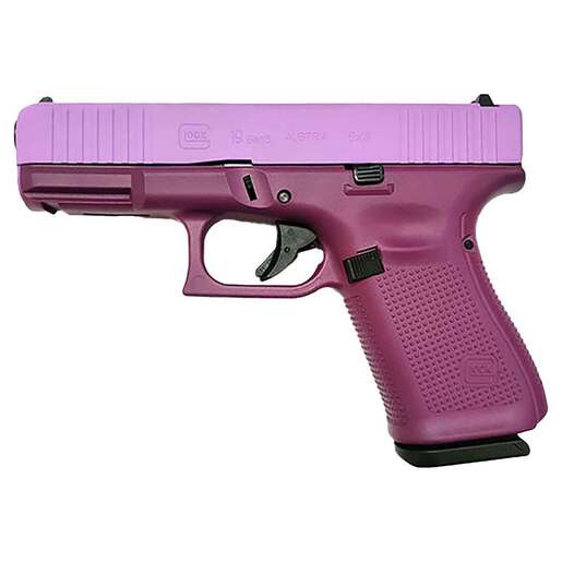 Glock 19 9mm Luger Sangria Cerakote Pistol - 15+1 Rounds - Purple image