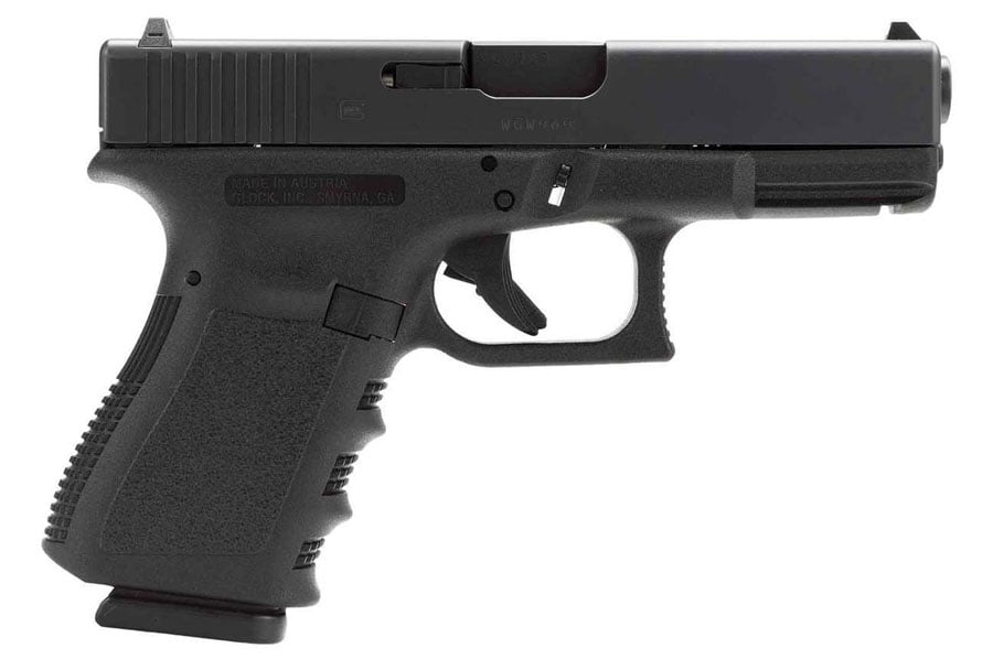 Glock 19 9mm Luger 4.02in Black Nitrite Pistol - 10+1 Rounds