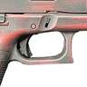 Glock 19 Battleworn 9mm Luger 4in Red Cerakote Pistol - 15+1 Rounds - Red