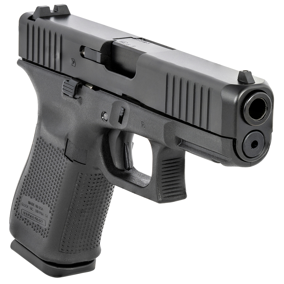 Glock 19 Gen5 9mm Luger 4.02in Black Pistol – 15+1 - Black Glock 19 Gen5 9mm Luger 4.02in Black Pistol – 15+1 - Black