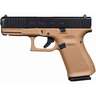 Glock 19 G5 9mm Luger 4in Black/FDE Pistol - 15+1 Rounds - Tan