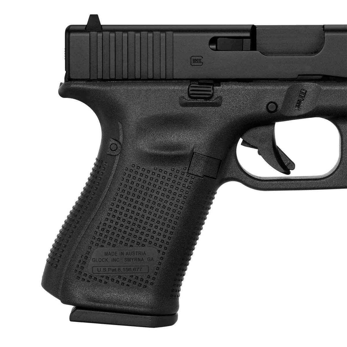 Glock 19 G5 Front Serrations 9mm Luger 4.02in Black nDLC Pistol - 15+1 Rounds - Black Glock 19 G5 Front Serrations 9mm Luger 4.02in Black nDLC Pistol - 15+1 Rounds - Black