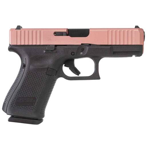 Glock 19 9mm Luger 402in Rose Gold Cerakote Pistol  151 Rounds  Pink