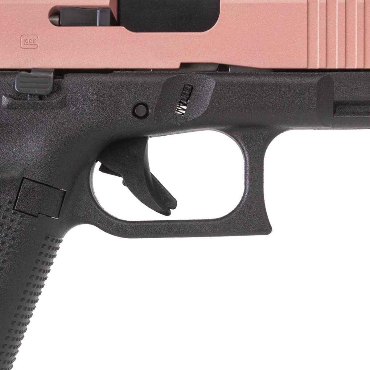 Glock 19 9mm Luger 4.02in Rose Gold Cerakote Pistol - 15+1 Rounds - Pink Glock 19 9mm Luger 4.02in Rose Gold Cerakote Pistol - 15+1 Rounds - Pink