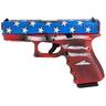 Glock 19 Gen3 9mm 4.02in Red, White & Blue Battleworn Flag Pistol - 15+1 Rounds - Camo