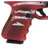 Glock 19 Gen3 9mm 4.02in Red, White & Blue Battleworn Flag Pistol - 15+1 Rounds - Camo