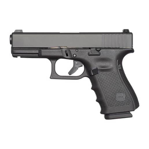Glock 19 Gen4 9mm Luger 4.02in Black Pistol - 10+1 Rounds - Compact image