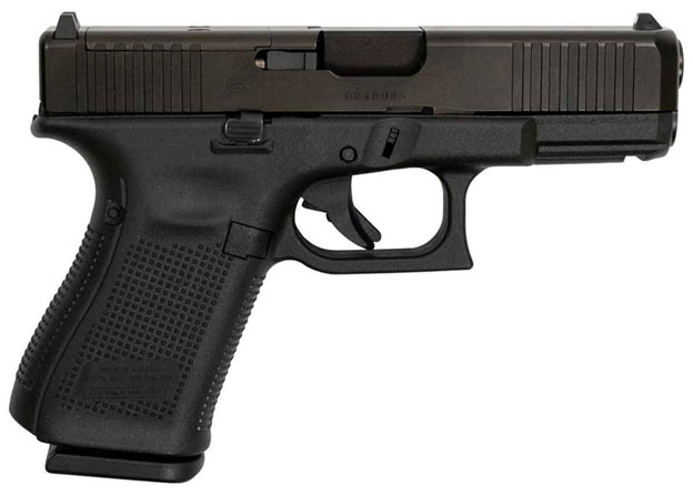 Glock 19 G5 MOS FS 9mm Luger 4.02in Black Pistol - 15+1 Rounds