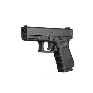 Glock 19 Night Sights 9mm Luger 4.02in Black Nitride Pistol - 10+1 Rounds
