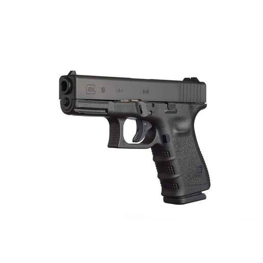 GLOCK 19 Night Sights 9mm Luger 4.02in Black Nitride Pistol - 10+1 Rounds - Black