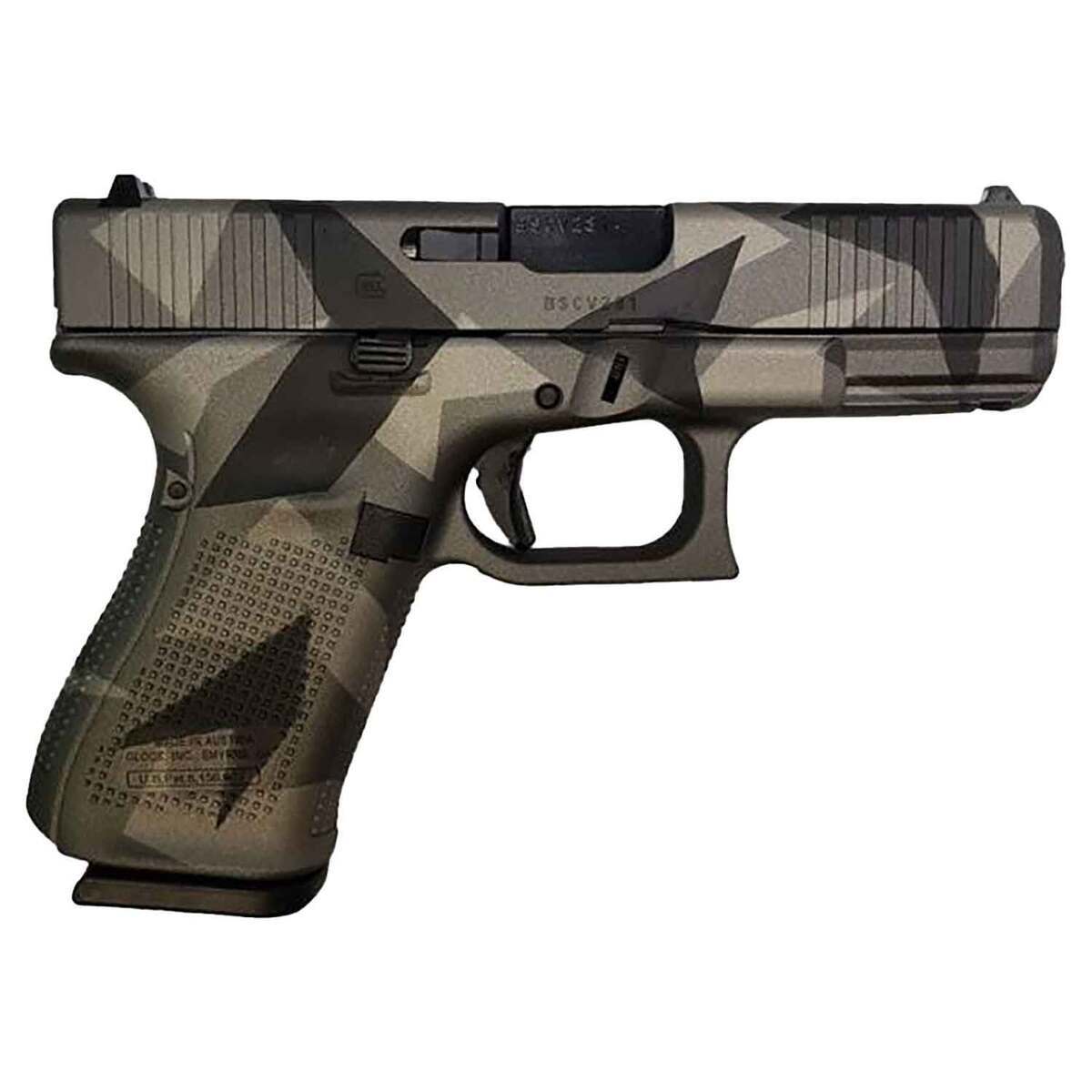 Splinter 19 Glock 19 9mm Luger 4in Splinter Cerakote Pistol - 15+1 Rounds ...