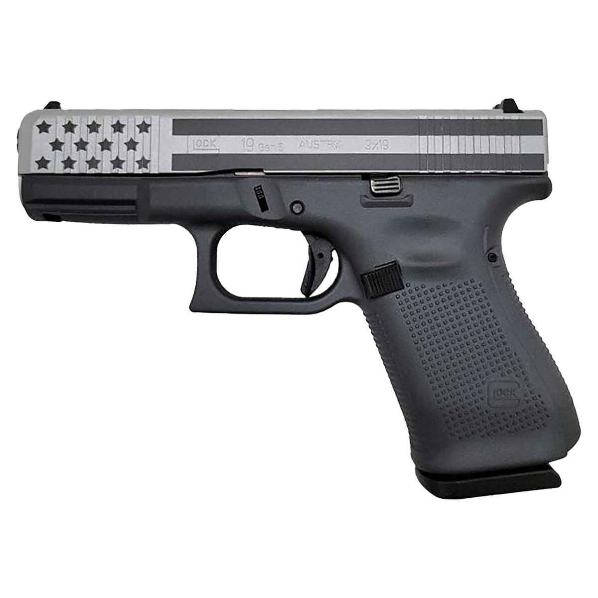Glock 19 9mm Luger 4in Gray Splinter Cerakote Pistol - 15+1 Rounds ...