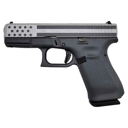 Glock 19 9mm Luger 4in Gray Splinter Cerakote Pistol - 15+1 Rounds - Gray image