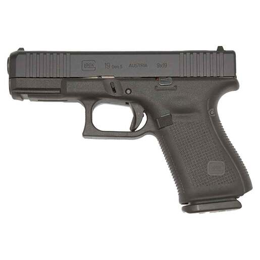 Glock 19 withNight Sights 9mm Luger 4in Cerakote Pistol - 15+1 Rounds - Black image