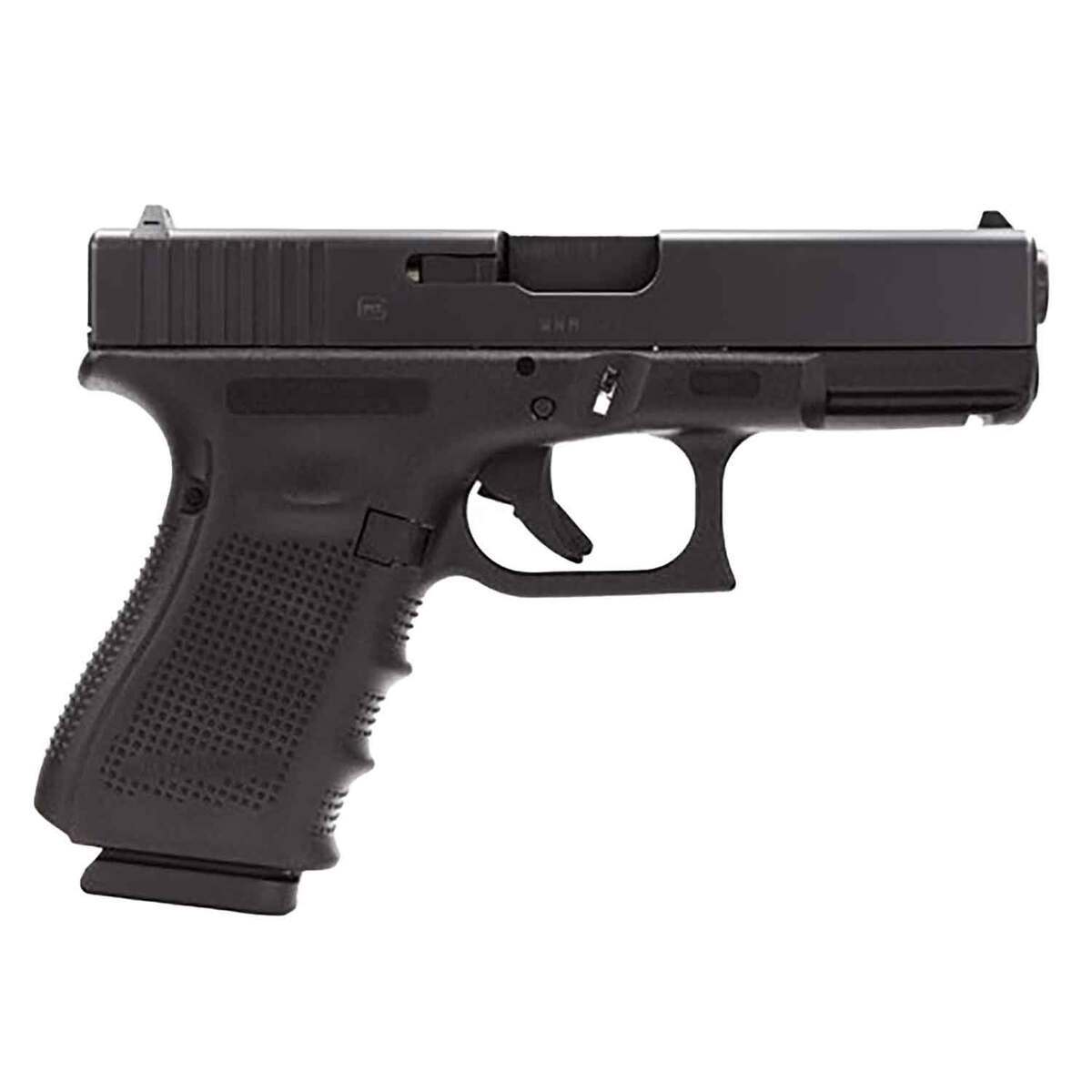 Glock 19C 9mm Luger 4in Blued/Black Pistol - 15+1 Rounds - Black Glock 19C 9mm Luger 4in Blued/Black Pistol - 15+1 Rounds - Black